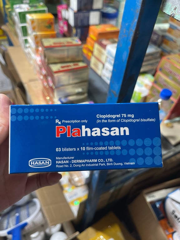 Clopidogrel 75 h/30v hasan