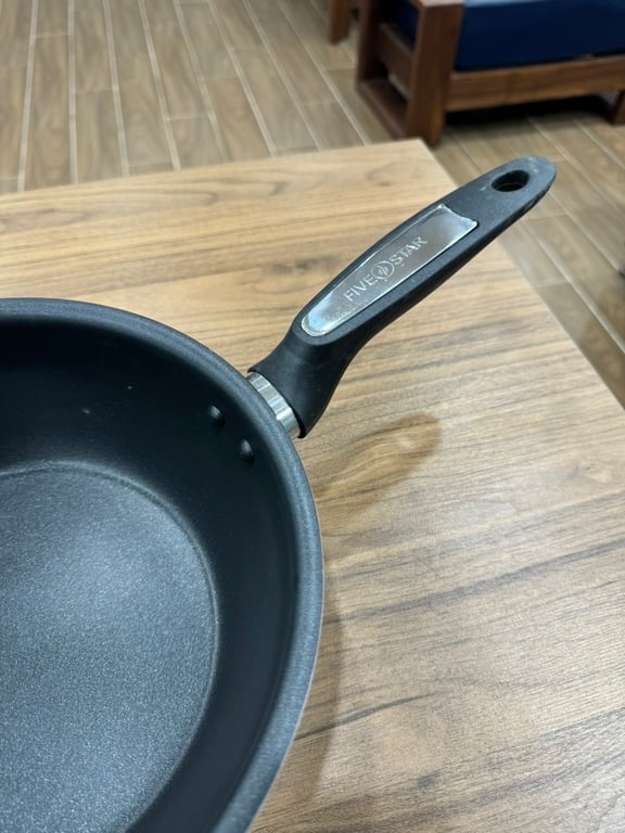 CHẢO FIVE STAR CHỐNG DÍNH 24cm SÂU LÒNG DÒNG INOX 304