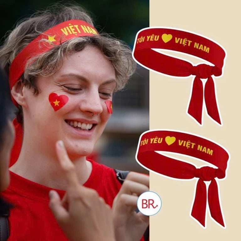 Set 10 băng đô “Tôi yêu Việt Nam"