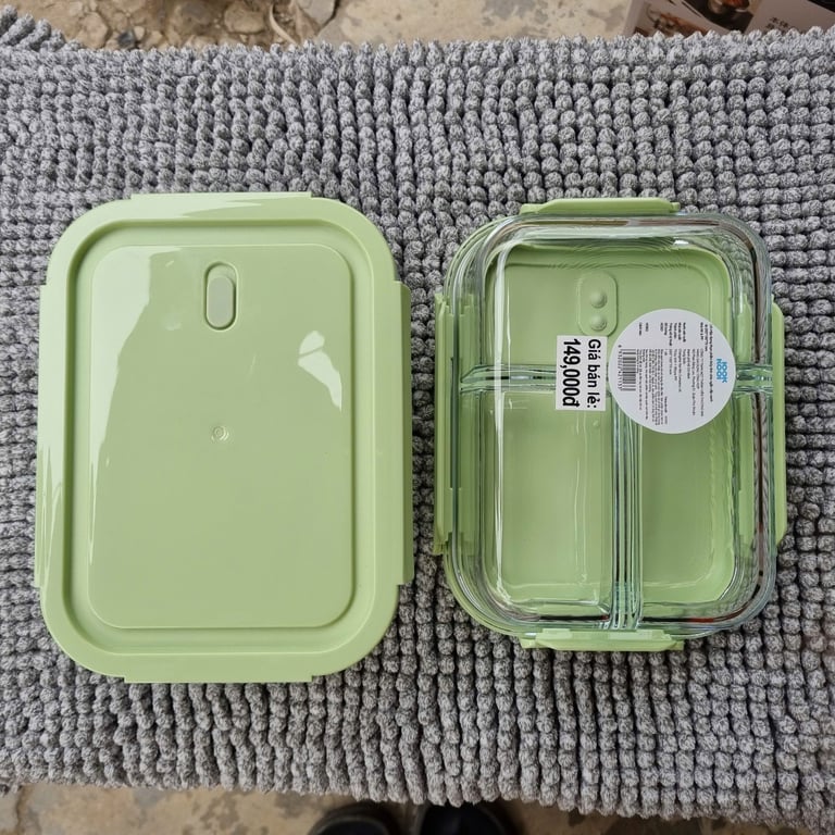 HỘP THUỶ TINH ĐỰNG THỰC PHẨM 3 NGĂN LOOK COOL