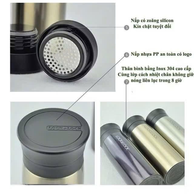 BÌNH GIỮ NHIỆT LINE TUMBLER LOCK&LOCK LHC4119 320ML
