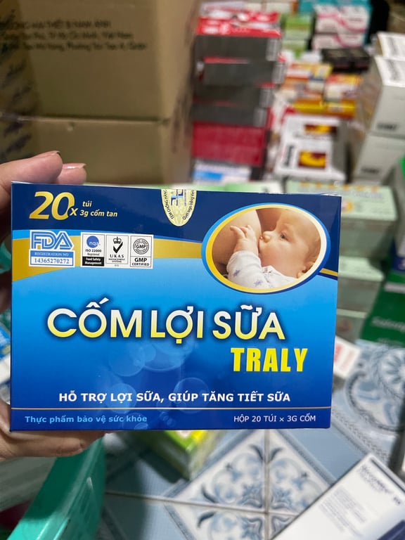 Cốm lợi sữa traly h/20 gói