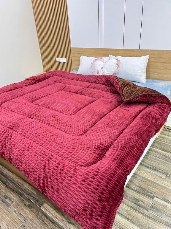 CHĂN NANARA LÔNG CỪU 3 LỚP