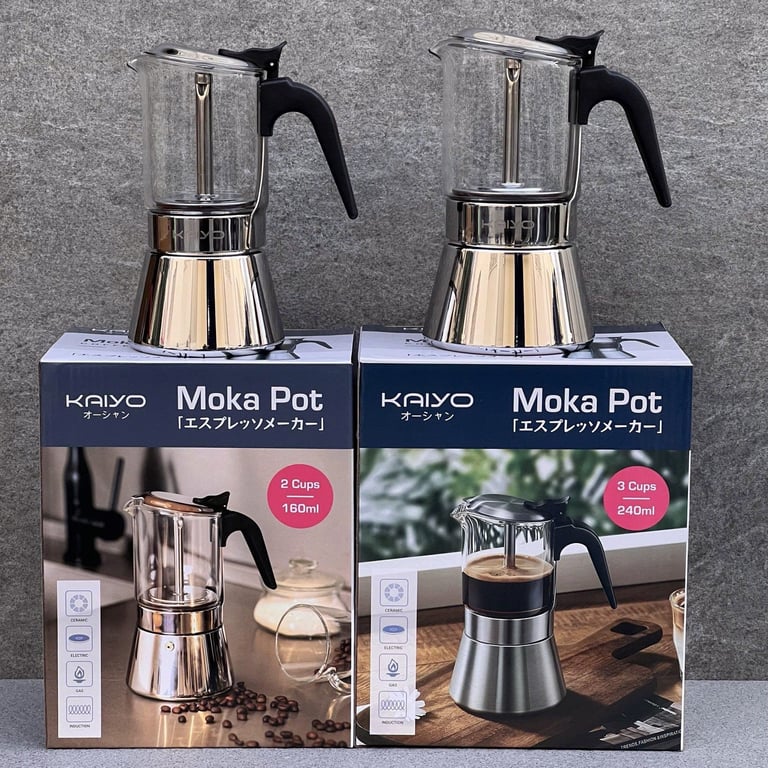 ẤM PHA CÀ PHÊ KAIYO (MOKA POT)
