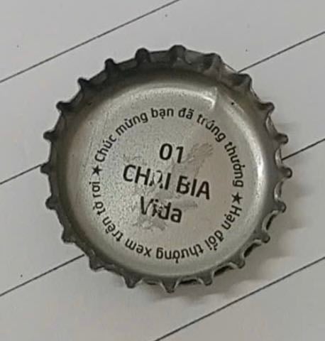 Nắp vida trúng 1 chai