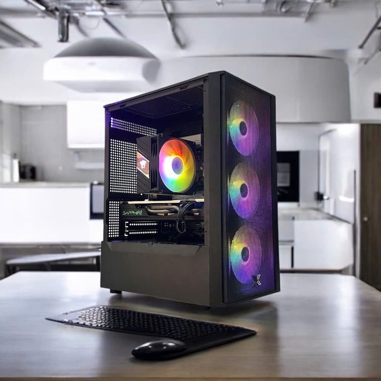 CASE MÁY TÍNH XIGMATEK MYX AIR 3F (SẲN 3FAN) BLACK (MẶT LƯỚI)