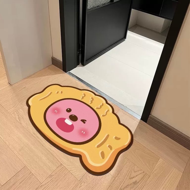 Thảm Lau Chân Silicon Hoạ Tiết Cute