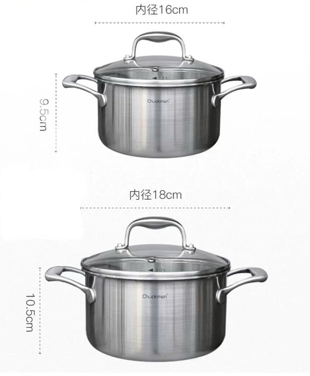 NỒI SỮA HAI QUAI CHOCKMEN C326-C328