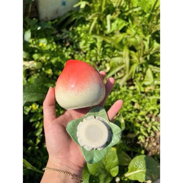 Combo 2 hũ đựng trà quả đào