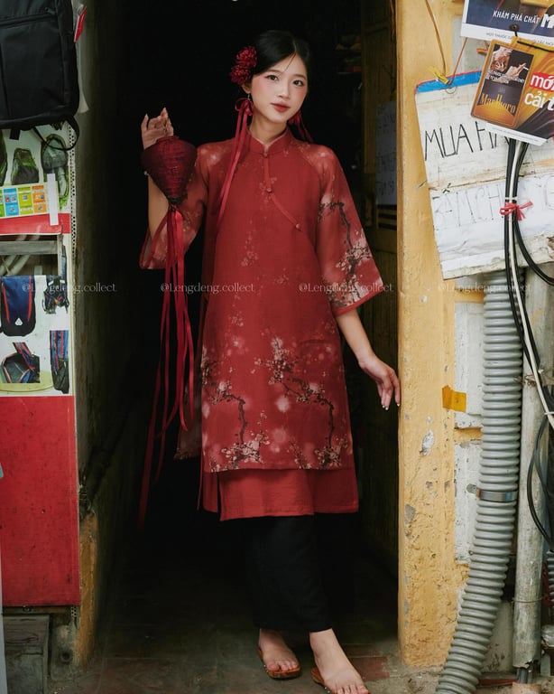 LengDeng - AD Sơn Mài đỏ