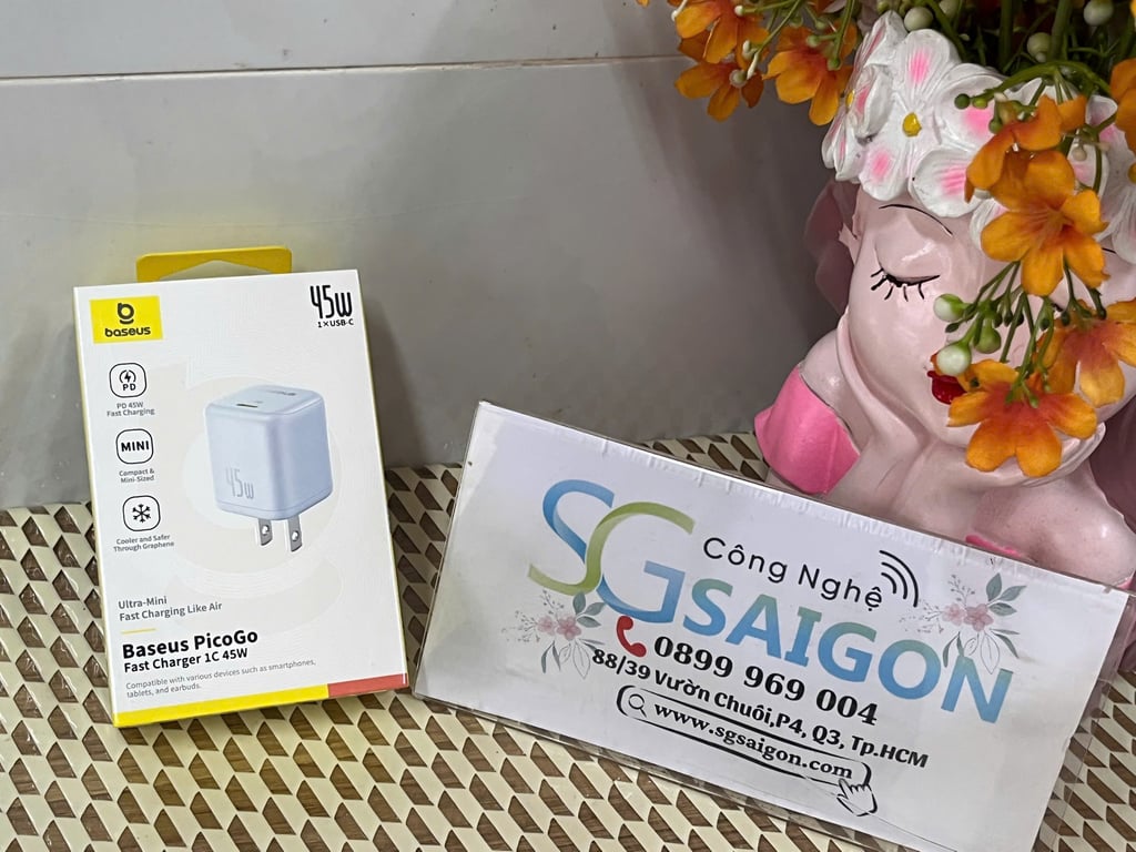 Củ Sạc Nhanh Baseus PicoGo GaN 1C 45W