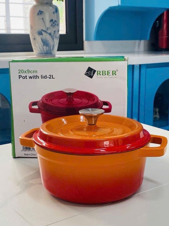 Nồi gang Arber 20cm -22cm