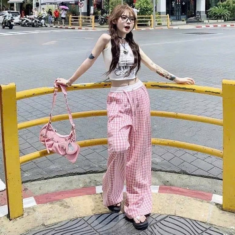 Quần karo đũi mùa hè