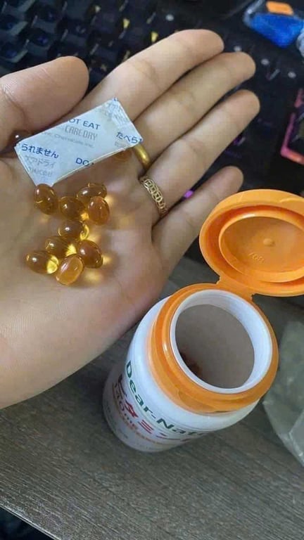 Vitamin E hữu cơ Dear Nature Nhật hộp 60 viên