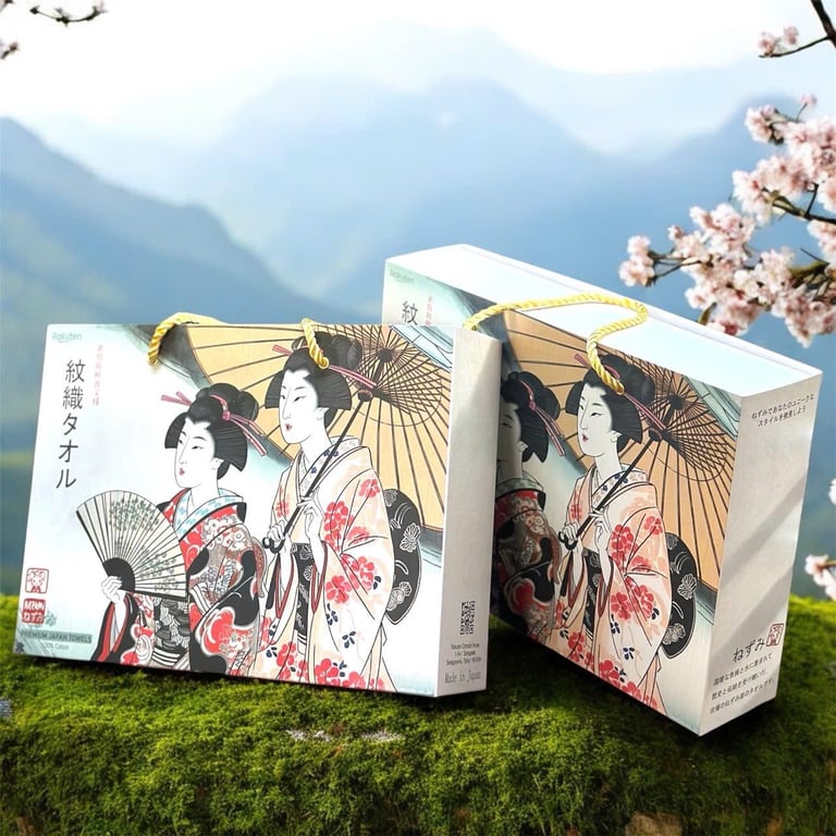 Bộ Khăn Tắm, Khăn Mặt Cao Cấp từ Nezumi Nhật Bản