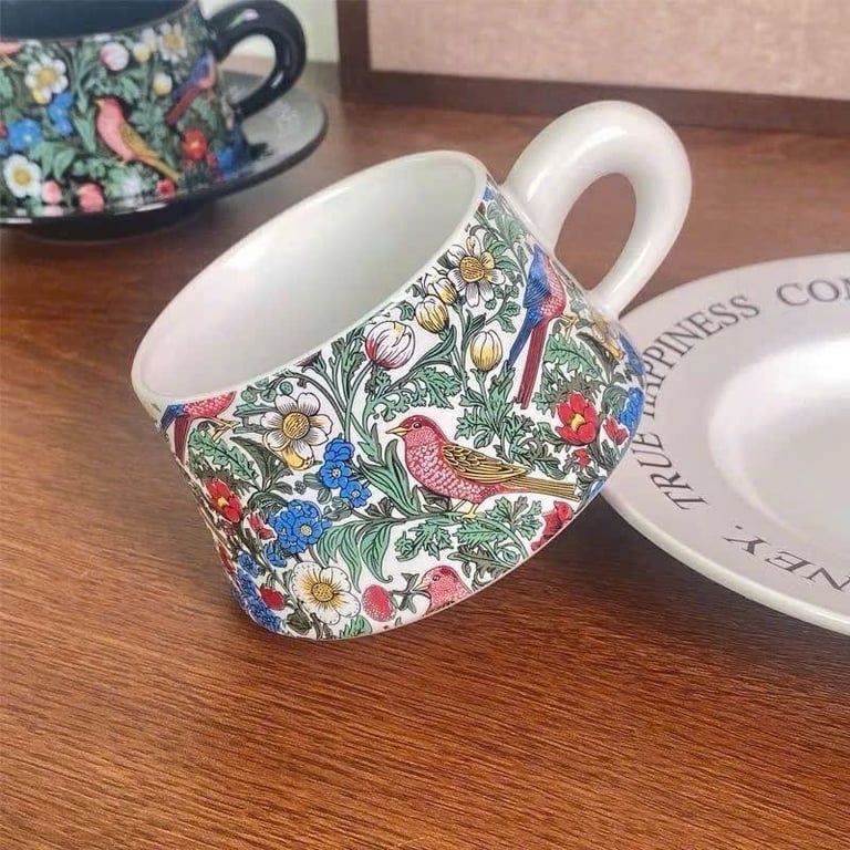 Set 2 tách trà, cafe kèm đĩa đựng  KLB45