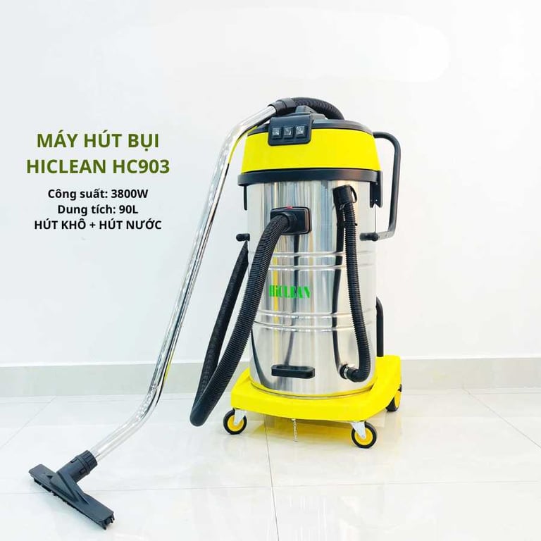 MÁY HÚT BỤI CÔNG NGHIỆP
HICLEAN. MODEL: HC 903
