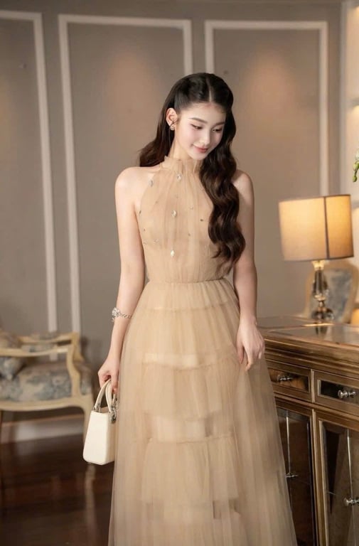 Yếm ren nâu ChouChou ( size s )