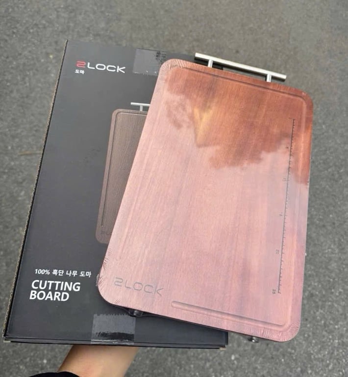 😍 Thớt gỗ 2Lock nội địa Hàn