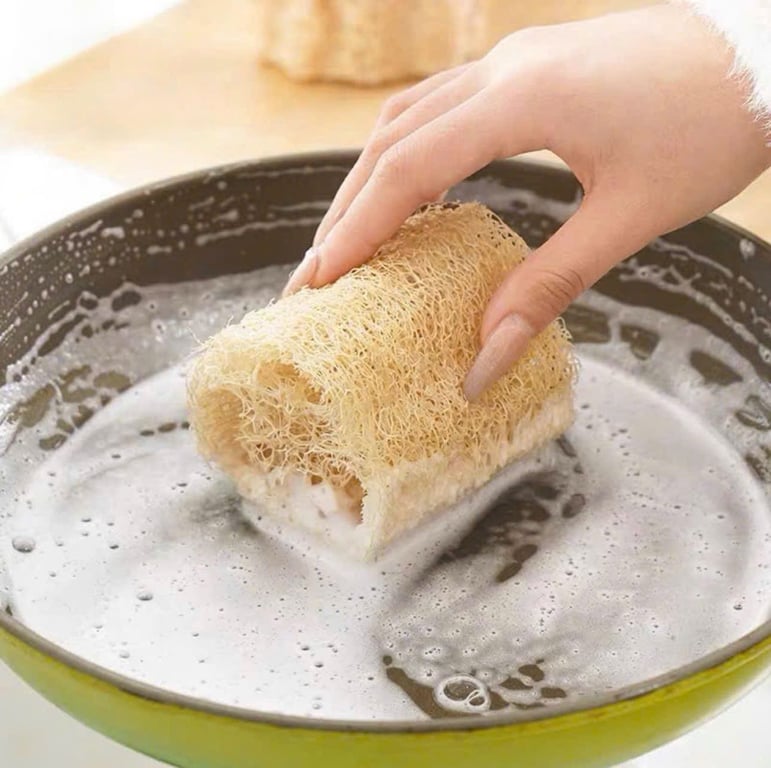 Combo 5 miếng xơ mướp khô xuất