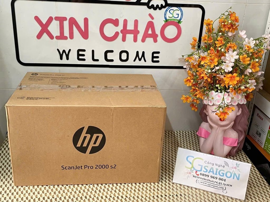 Máy Scan HP ScanJet Pro 2000 S2 6FW06A (A4/A5/ Đảo mặt/ ADF/ USB)