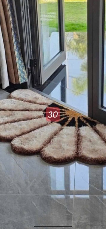 Thảm cửa đa năng hình quạt 70*140cm siêu dày