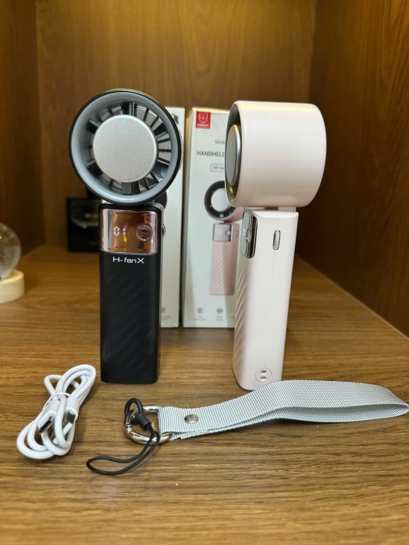 Quạt cầm tay tích điện H-Fanx Eisbar Germany – 199 tốc độ gió