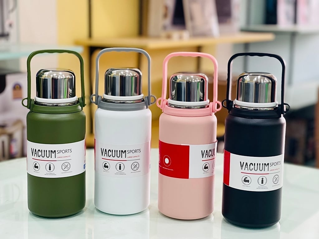 BÌNH GIỮ NHIỆT 1200ML MTU61 CÓ QUAI ĐEO CHÉO TIỆN LỢI