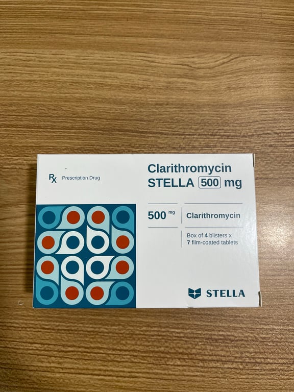 Clarithromycin 500 stella h/56v