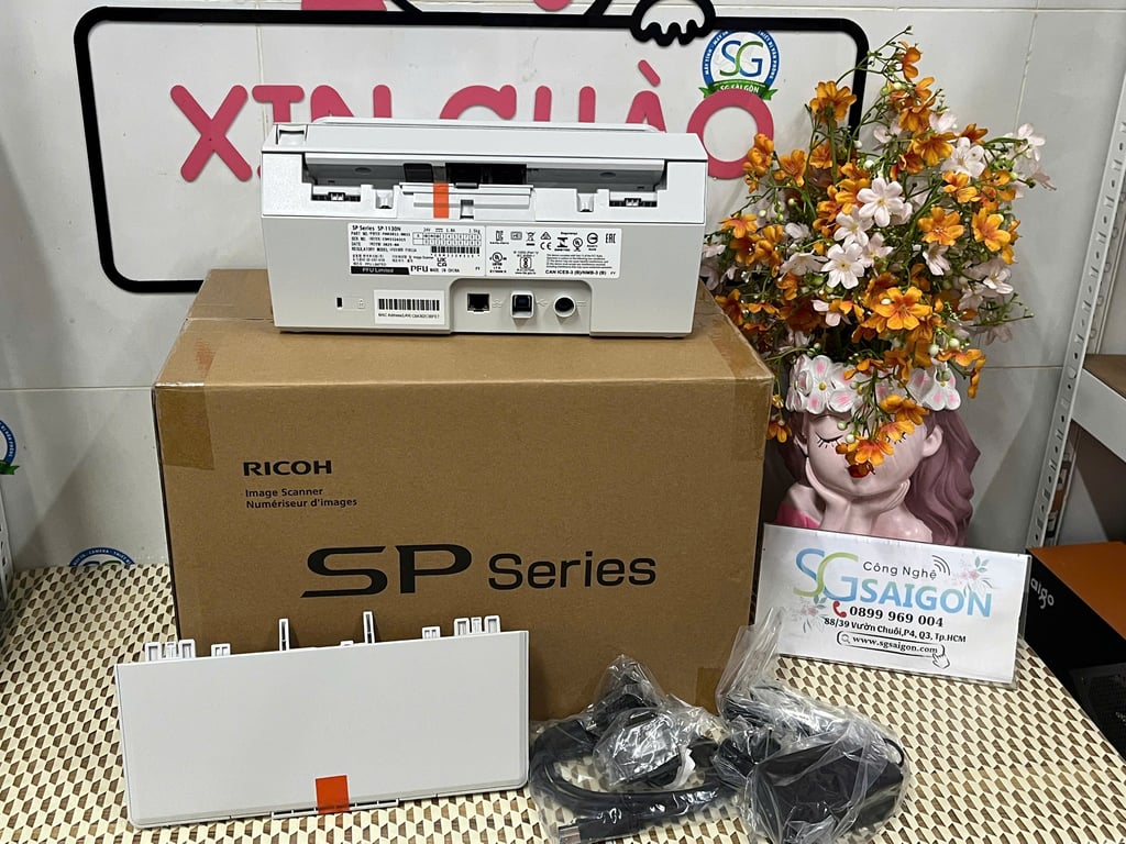 Máy Scan Ricoh SP1130N (A4/A5/ Đảo mặt/ ADF/ USB/ LAN)