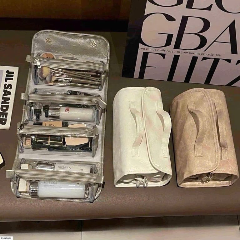 TÚI ĐỰNG MĨ PHẨM ĐỒ CÁ NHÂN GẤP GỌN