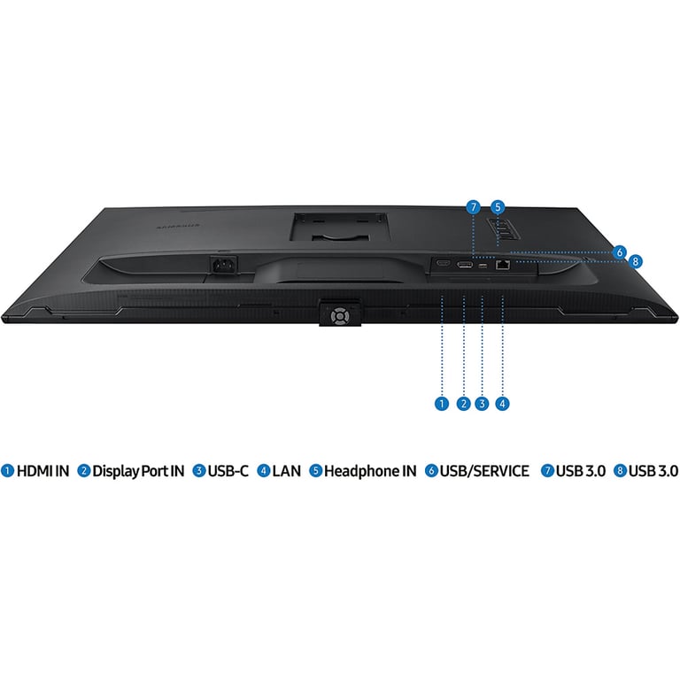 Màn Hình Máy Tính SAMSUNG ViewFinity S8 LS32B800PXEXXV (32.0 inch/ 4K/ IPS/ 60Hz/ 5ms/ USB TypeC/ Network RJ45)