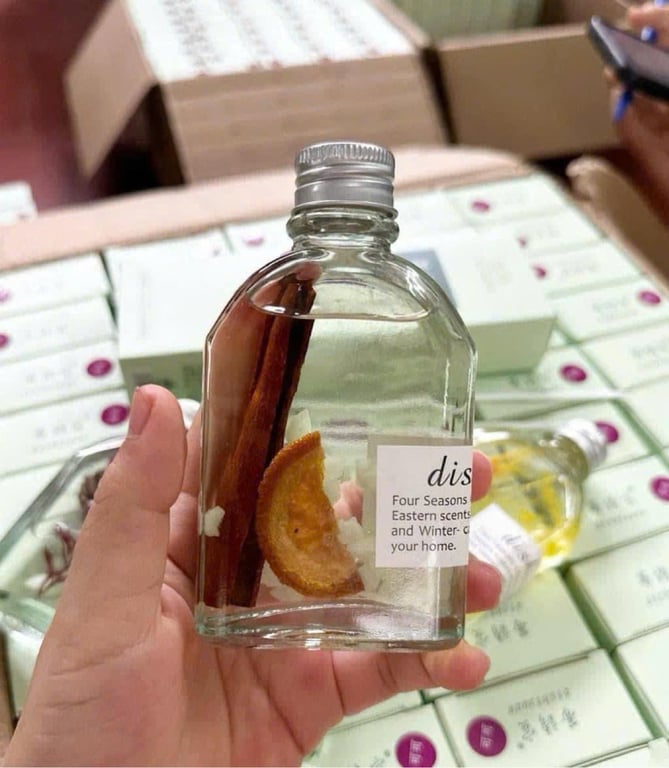 Set 2 chai tinh dầu cam quế khử mùi hôi