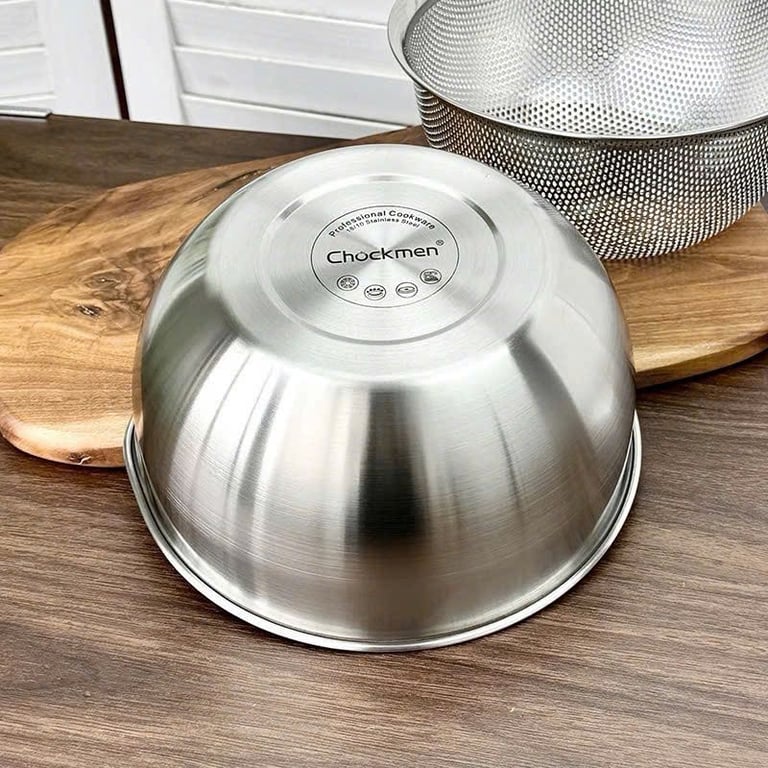 BỘ TÔ RỔ CHOCKMEN INOX 18/10 SIZE 19/22/25/28cm