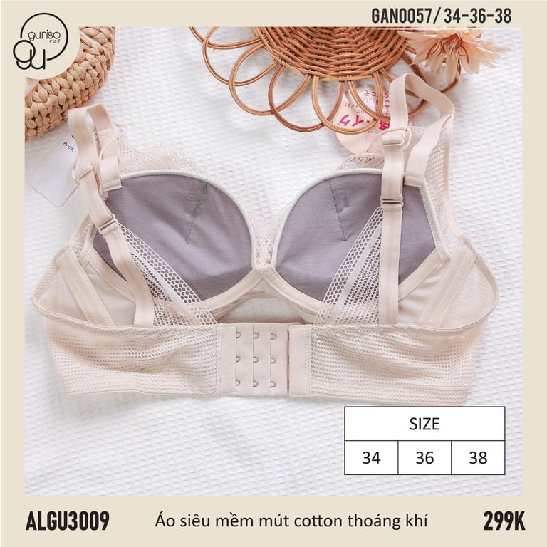 ÁO NGỰC ĐỊNH HÌNH KO GỌNG