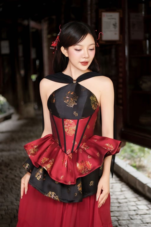 Flexy - Set Yếm Đan Huyền S/M/L/XL