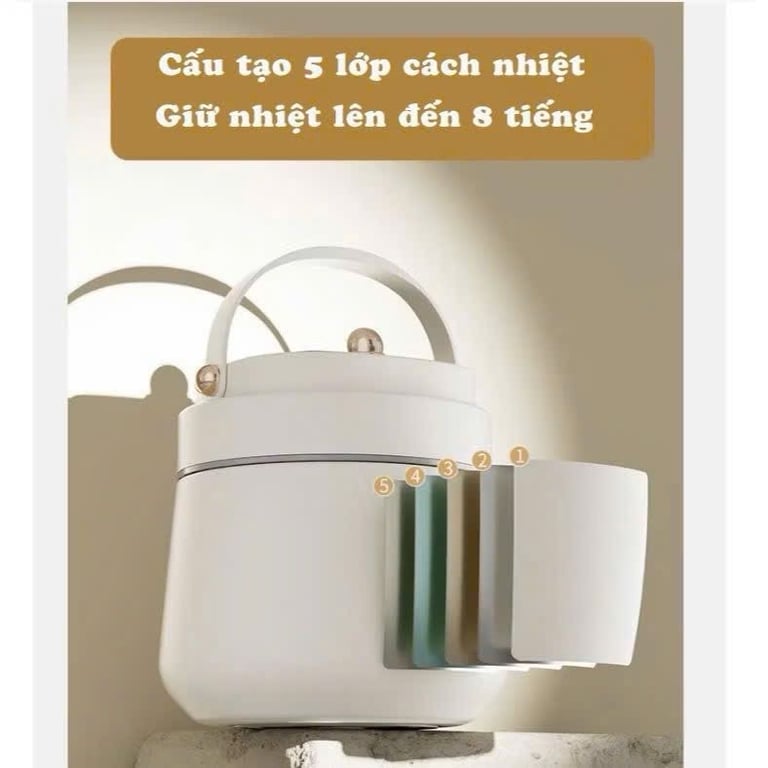 HỘP CƠM GIỮ NHIỆT INOX 304 CAO CẤP