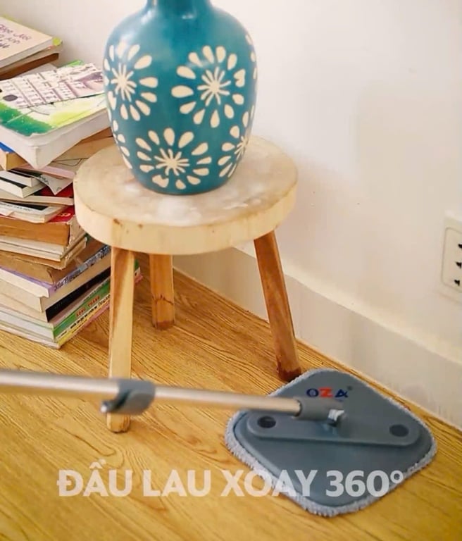 Cây lau nhà OZA009 – tự vắt, tự tách nước bẩn