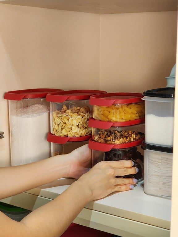 Set 6 hộp bảo quản thực phẩm tupper ware