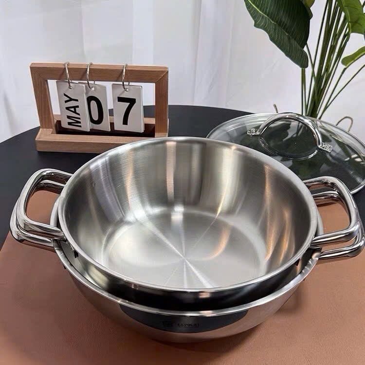 [LK593 - LK594] - Nồi hai quai Lunkai 24cm&26cm