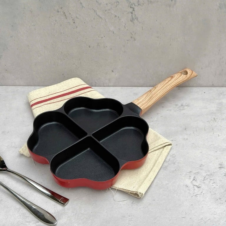 CHẢO 4 NGĂN HÌNH CỎ 4 LÁ TODAII 19CM