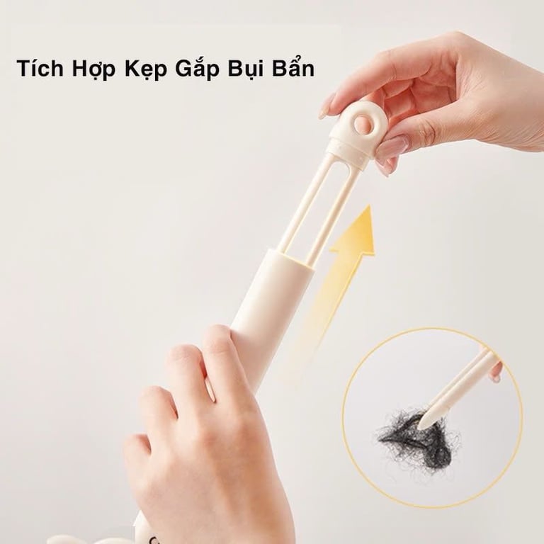 BÀN CHẢI CỌ KHE GÓC ECOCO E24027 KÈM ĐẦU KẸP RÁC