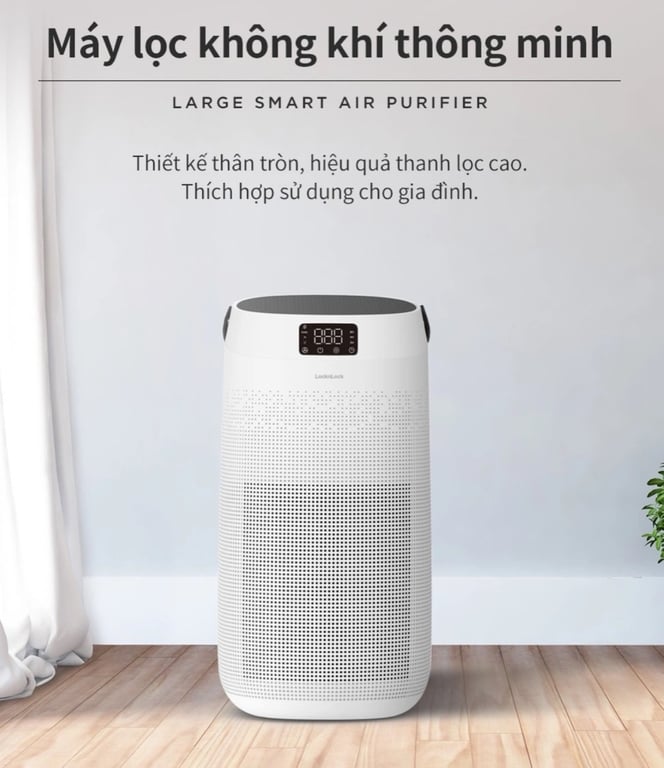 máy lọc không khí LocknLock Air Purifier ENP124WHT