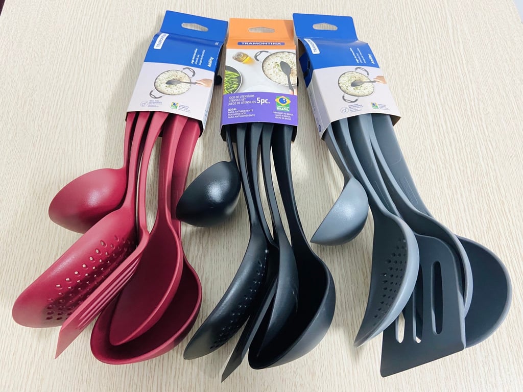 BỘ DỤNG CỤ NẤU ĂN 5 MÓN TRAMONTINA BRAZIL