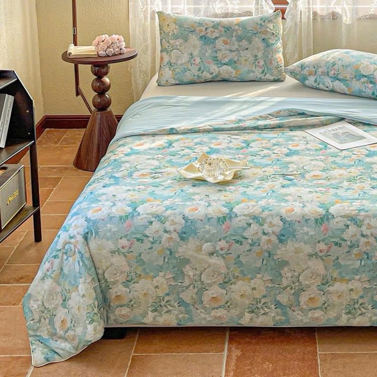 Chăn lạnh Nhật Bản mẫu hoa - GHA320 2mx2m3