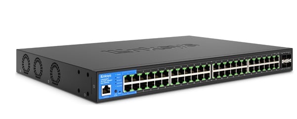Thiết Bị Chia Mạng Linksys LGS352MPC-EU  48-Port Managed Gigabit PoE+ 4 Cổng Quang 10G SFP