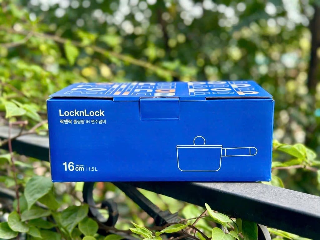 Nồi Nhôm Chống Dính Phủ Ceramic Lock&Lock Rolling Pop 1.6L