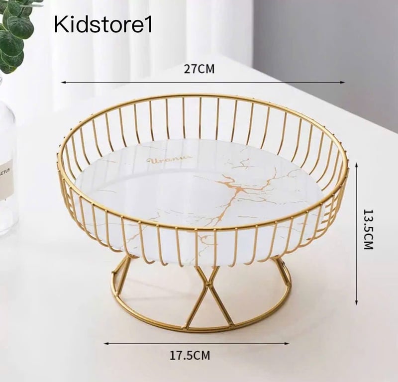 Khay Đựng hoa quả, bánh kẹo ngày Tết Cao Cấp Phong Cách Châu Âu Trang Trí Ngày Tết