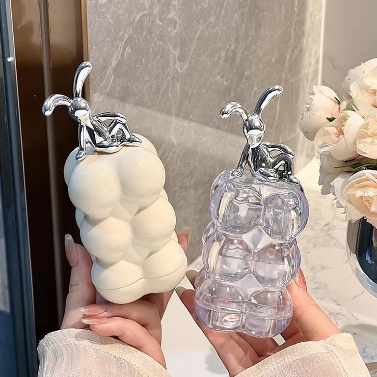 Set 2 Hộp mini cao cấp đựng tăm hình chú thỏ để bàn ăn, bàn trà