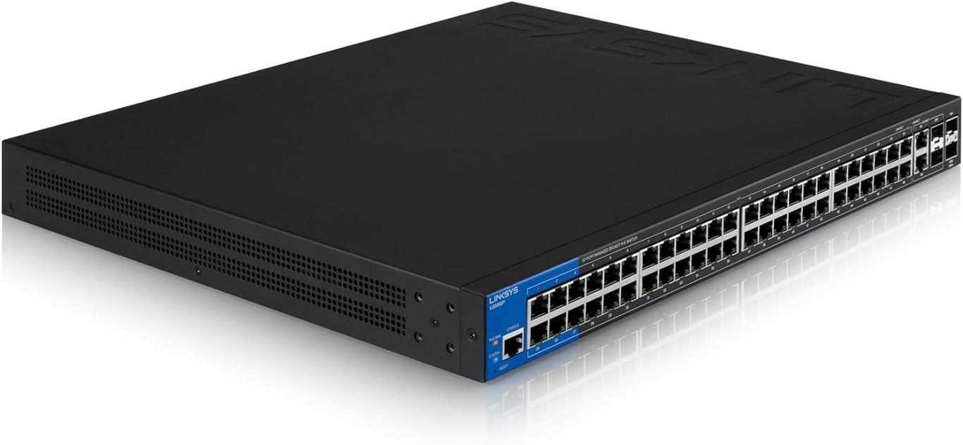 Thiết Bị Chia Mạng Linksys LGS352C 48-Port Managed Gigabit Ethernet Switch With 4 SFP+ Uplinks